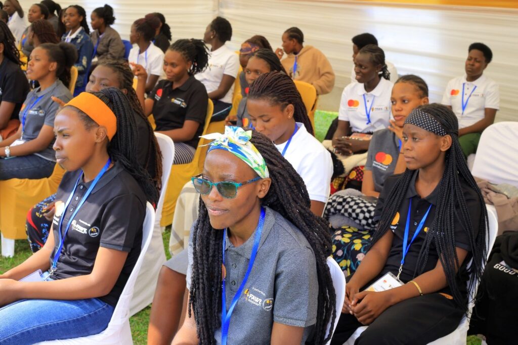 FAWE Uganda program participants at the EOP closing ceremony at UTC Kichwamba, Fort Portal